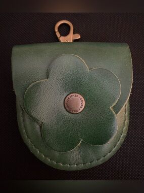 Portland Leather Goods Petunia Pouch - Cowboy Mint.